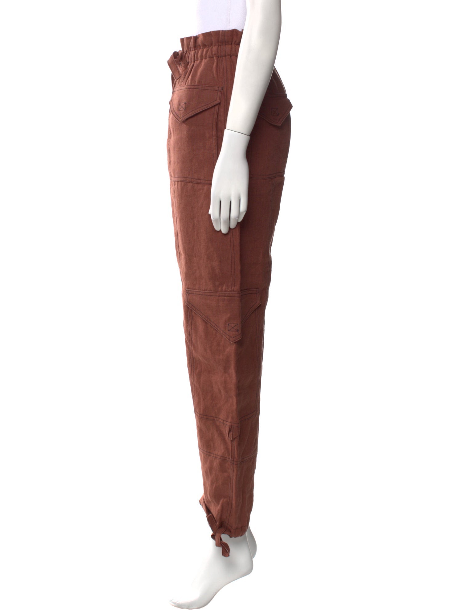 Ganni Hemp Straight Leg Pants